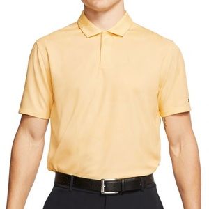 Nike Tiger Woods Yellow Jacquard Camo Golf Polo